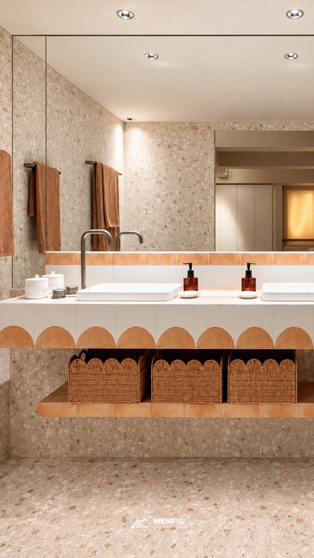 Casa Cor Brasília · Banho — granilite e pastilhas